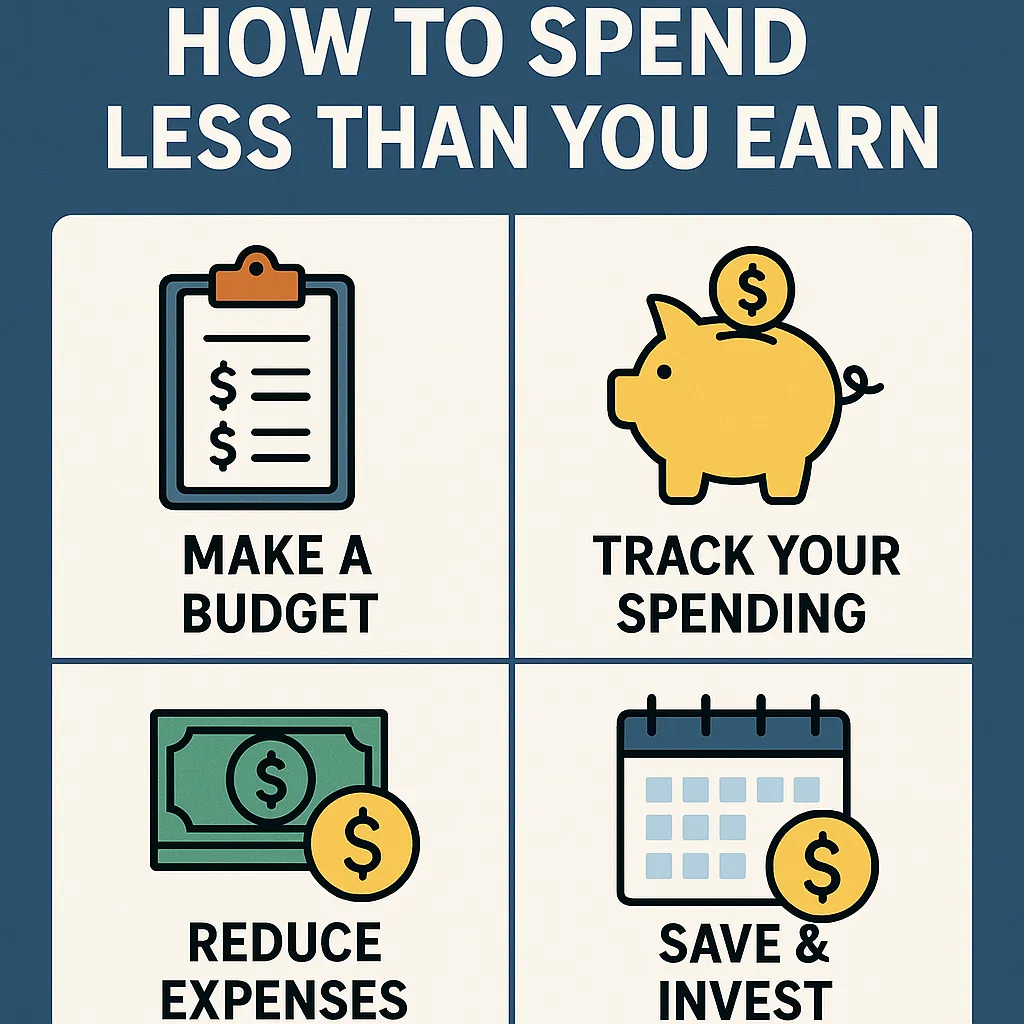 How to spend less than you earn